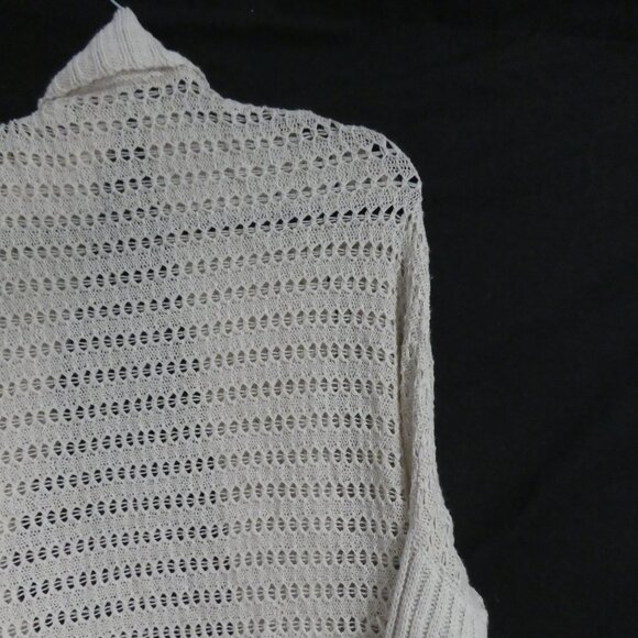 FW COLLECTION | small | Beige Open Front Oversized Cardigan - Picture 12 of 16